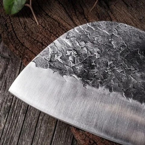 Nóż tasak szefa kuchni ręcznie kuty stal nierdzewna chromowana 30cm XJ5256 Nóż tasak szefa kuchni ręcznie kuty stal nierdzewna chromowana 30cm XJ5256