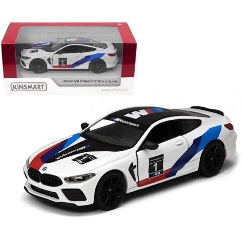 Auto metalowe KINSMART BMW M8 COMPETITION LIVERY EDITION 1:38 Auto metalowe KINSMART BMW M8 COMPETITION LIVERY EDITION 1:38