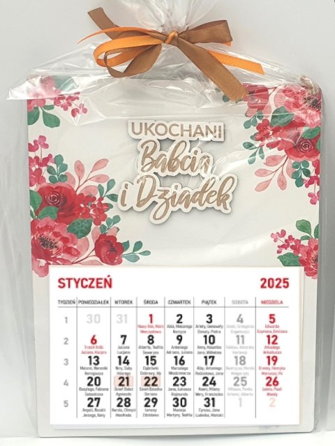 Kalendarz 2025 Ukochani Babcia i Dziadek Kalendarz 2025 Ukochani Babcia i Dziadek