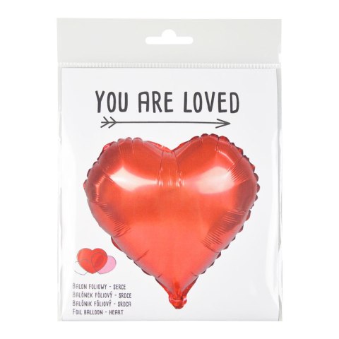 Balon foliowy - serce 45cm BLF6033 Balon foliowy - serce 45cm BLF6033