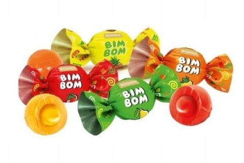 Cukierki owocowe karmelki nadziewane Roshen Bim-Bom 1 kg Cukierki owocowe karmelki nadziewane Roshen Bim-Bom 1 kg