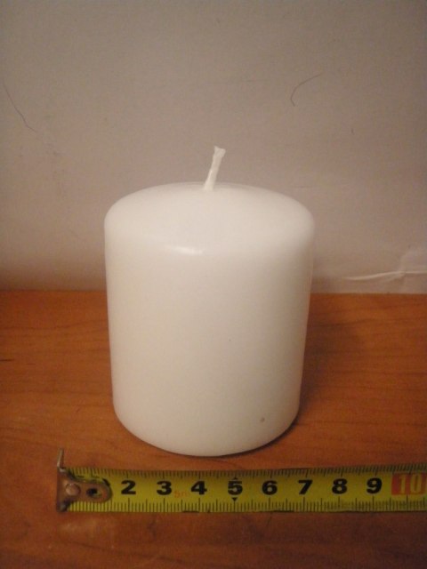 Świeca walec 6,5x7cm biała 5szt OK-018 Świeca walec 6,5x7cm biała 5szt OK-018