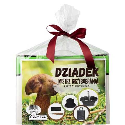 Zestaw Grzybiarza dla Dziadka - Dziadek Mistrz Grzybobrania - Dzień Dziadka Zestaw Grzybiarza dla Dziadka - Dziadek Mistrz Grzybobrania - Dzień Dziadka