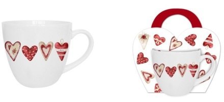 Kubek 460ml w koszyczku SERCA 2 Kubek 460ml w koszyczku SERCA 2