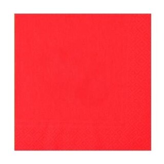 Serwetki papierowe 33 x 33 cm czerwone 20szt. SJ-0005