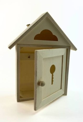 Skrzynka domek na klucze 13 x 5.5 x 25.5cm