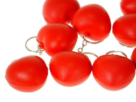 Brelok 12szt piankowe serce Brelok 12szt piankowe serce