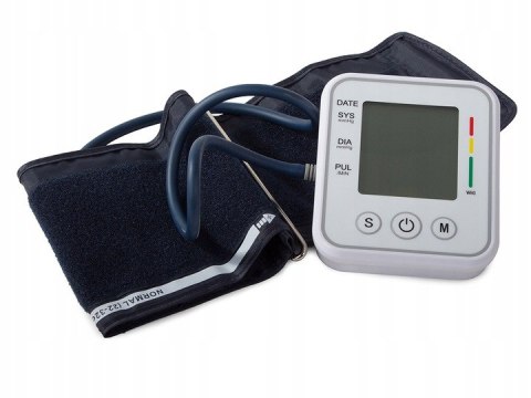 Ciśnieniomierz elektroniczny LCD naramienny + etui 15806 Ciśnieniomierz elektroniczny LCD naramienny + etui 15806