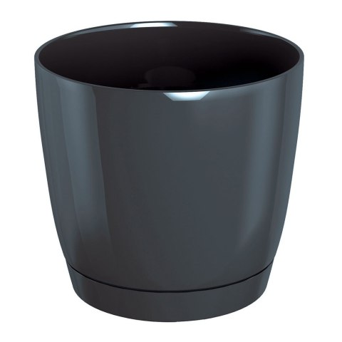 Doniczka z podstawką Coubi 24x h22 cm - GRAFIT Doniczka z podstawką Coubi 24x h22 cm - GRAFIT