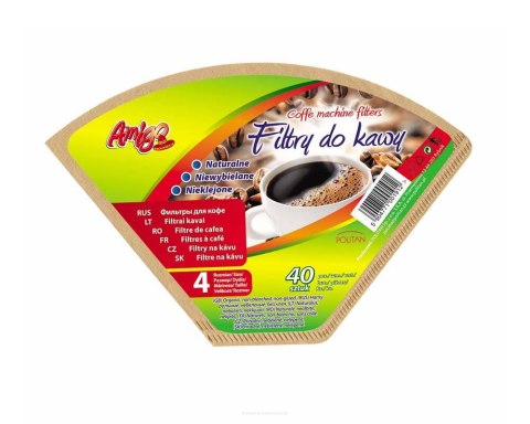 Filtry do kawy nr.4 folia - 40szt Filtry do kawy nr.4 folia - 40szt