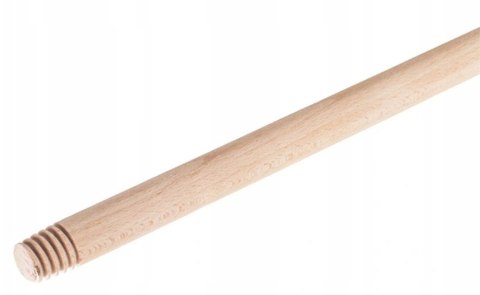 Kij drewniany z gwintem 120cm Kij drewniany z gwintem 120cm
