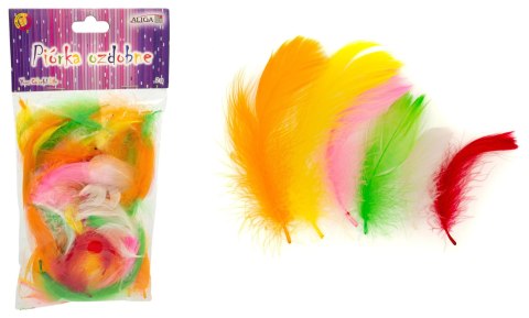 Piórka kolorowe 4-6cm 2g | P-8925 Piórka kolorowe 4-6cm 2g | P-8925