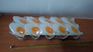 Świeca połówka wzdłuż jajka 10szt. 48/68mm | JPW46/68