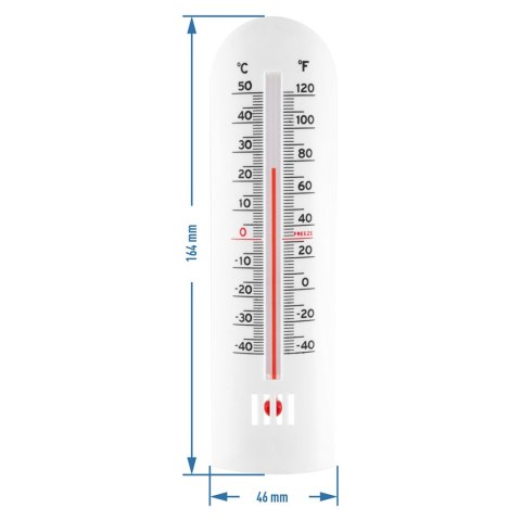 Termometr pokojowy biały | 014902 Termometr pokojowy biały | 014902