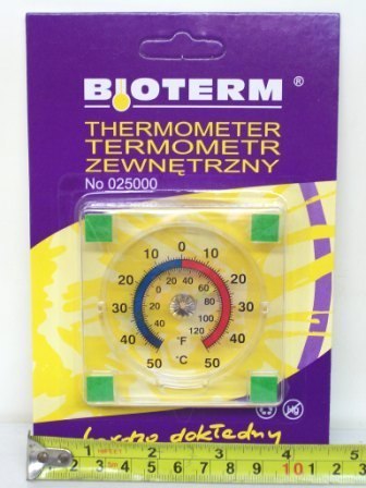 Termometr zaokienny bimetal | 025000 Termometr zaokienny bimetal | 025000