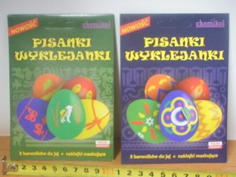 Barwniki 5 szt + naklejki wyklejanki 20007 Barwniki 5 szt + naklejki wyklejanki 20007
