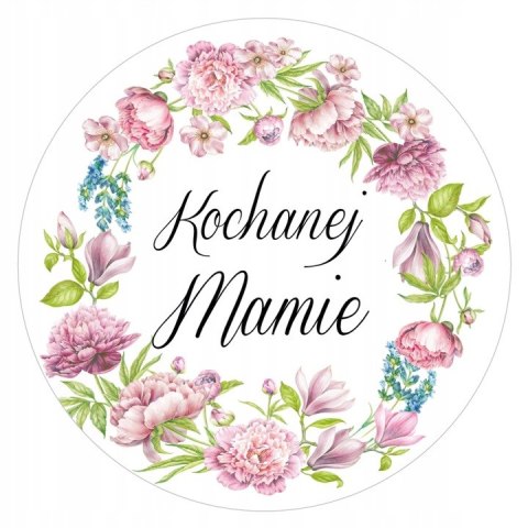 Naklejki 12szt KOCHANEJ MAMIE fi-55 Naklejki 12szt KOCHANEJ MAMIE fi-55