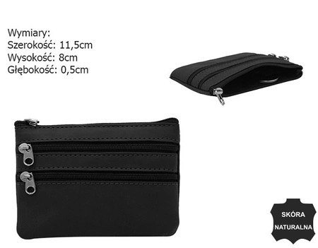 Skórzane etui na klucze 34800-ACL-1183 Black Skórzane etui na klucze 34800-ACL-1183 Black