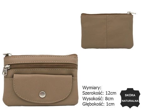 Skórzane etui na klucze 34801-ACL-9882 D.Beige Skórzane etui na klucze 34801-ACL-9882 D.Beige