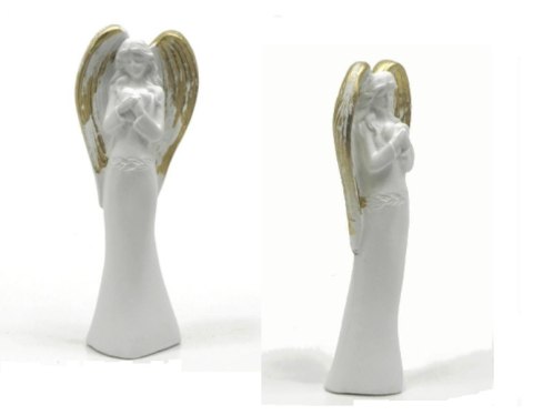 Anioł gipsowy z sercem 18cm | A-41 Anioł gipsowy z sercem 18cm | A-41