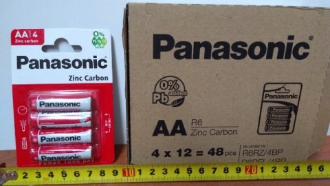 Bateria 48szt. PANASONIC R6 BLISTER Bateria 48szt. PANASONIC R6 BLISTER