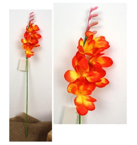 Kwiat FREZJA wys. 55 cm POMARAŃCZOWA WMD-2015C Kwiat FREZJA wys. 55 cm POMARAŃCZOWA WMD-2015C