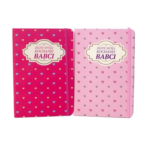 Notes z napisem "Złote myśli Kochanej Babci" - mix kolorów Notes z napisem "Złote myśli Kochanej Babci" - mix kolorów