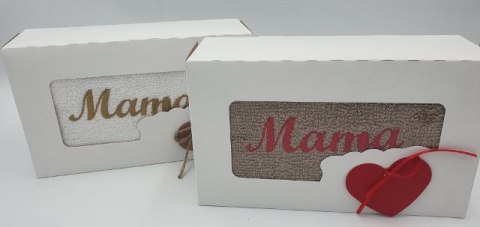 Ręcznik w pudełku 50x100 MAMA Ręcznik w pudełku 50x100 MAMA