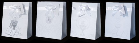 Torba papierowa z kokardą 26 x 33 x 14 cm Komunia Święta PL2 - 12 szt. Torba papierowa z kokardą 26 x 33 x 14 cm Komunia Święta PL2 - 12 szt.