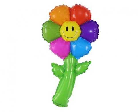 Balon foliowy 15" Kwiatek Tęczowy, 19 x 38 cm PF-BFTK Balon foliowy 15" Kwiatek Tęczowy, 19 x 38 cm PF-BFTK
