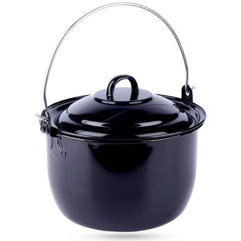 Kociołek węgierski wiszący emaliowany z pokrywką 20 cm, 3,8 l Kociołek węgierski wiszący emaliowany z pokrywką 20 cm, 3,8 l