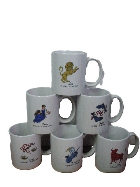 Kubek ceramiczny zodiaki 300 ml Kubek ceramiczny zodiaki 300 ml