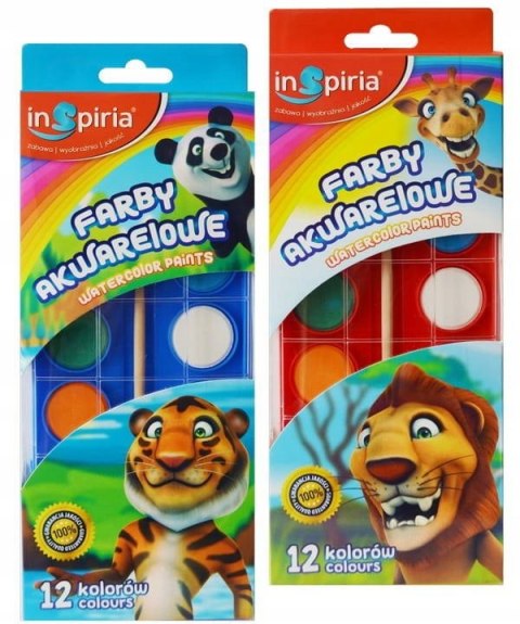 Farby akwarelowe 12szt INSPIRIA 3236 Farby akwarelowe 12szt INSPIRIA 3236