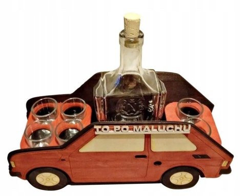 Karafka + 6 kieliszków MALUCH 18 urodziny Karafka + 6 kieliszków MALUCH 18 urodziny