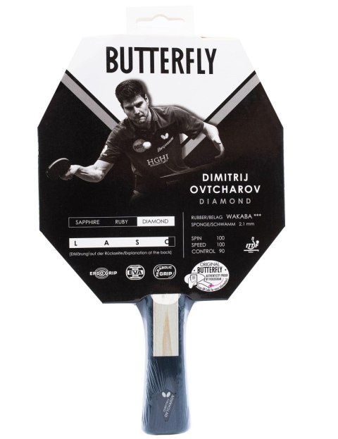 Rakietka do Tenisa Stołowego BUTTERFLY Ovtcharov Diamond Rakietka do Tenisa Stołowego BUTTERFLY Ovtcharov Diamond