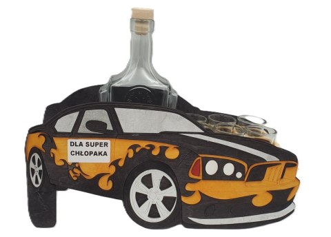 Karafka + kieliszki auto Dla Super Chłopaka Karafka + kieliszki auto Dla Super Chłopaka