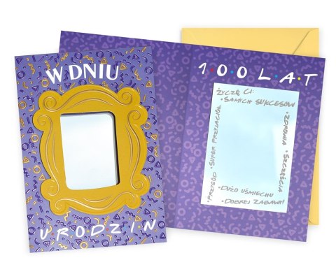 Karnet Urodziny (Friends, lusterko) DK-1217 Karnet Urodziny (Friends, lusterko) DK-1217