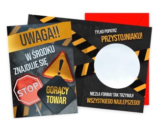 Karnet Urodziny (gorący towar, lusterko) DK-1214