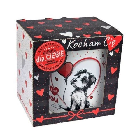 Kubek ceramiczny LOVE YOU 3309-WAL2B Kubek ceramiczny LOVE YOU 3309-WAL2B