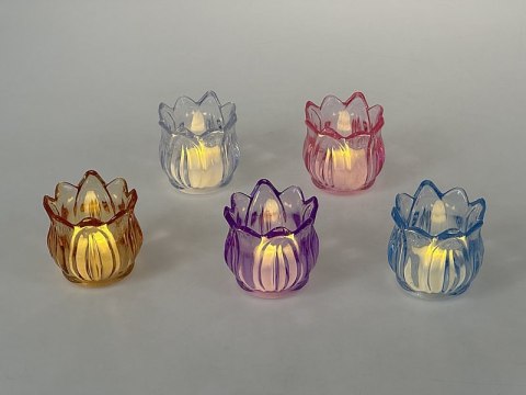 Lampion led tulipan 6,5 x 6cm Lampion led tulipan 6,5 x 6cm