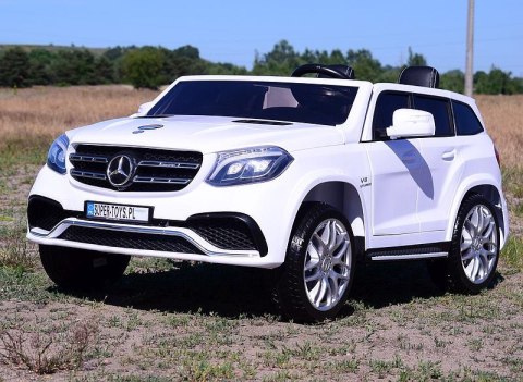 MERCEDES GLS 63, 4 SILNIKI, 2X12 V, MIĘKKIE KOŁA, MIĘKKIE SIEDZENIE, KLIMATYZACJA DLA 2 DZIECI/HL228 MERCEDES GLS 63, 4 SILNIKI, 2X12 V, MIĘKKIE KOŁA, MIĘKKIE SIEDZENIE, KLIMATYZACJA DLA 2 DZIECI/HL228