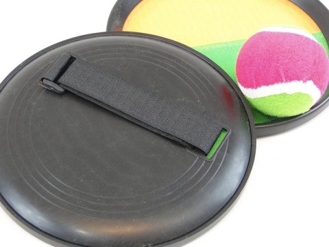 Zestaw do gry 'catch ball' 19cm siatka Zestaw do gry 'catch ball' 19cm siatka