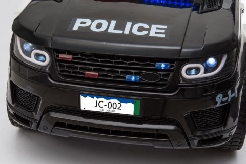 AUTO SUV POLICYJNY NA AKUMULATOR, MIĘKKIE SIEDZENIE, MĘKKIE KOŁA/JC002 AUTO SUV POLICYJNY NA AKUMULATOR, MIĘKKIE SIEDZENIE, MĘKKIE KOŁA/JC002