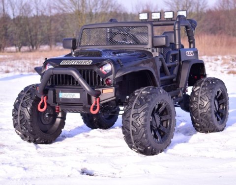 JEEP NA AKUMULATOR BROTHERS , WSPOMAGANIE KIEROWNICY, MIĘKKIE KOŁA, MIĘKKIE SIEDZENIE 24V - 400W/JEEP-JC-666 JEEP NA AKUMULATOR BROTHERS , WSPOMAGANIE KIEROWNICY, MIĘKKIE KOŁA, MIĘKKIE SIEDZENIE 24V - 400W/JEEP-JC-666