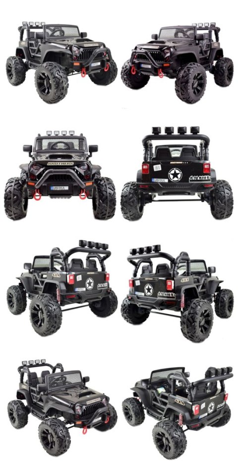JEEP NA AKUMULATOR BROTHERS , WSPOMAGANIE KIEROWNICY, MIĘKKIE KOŁA, MIĘKKIE SIEDZENIE 24V - 400W/JEEP-JC-666 JEEP NA AKUMULATOR BROTHERS , WSPOMAGANIE KIEROWNICY, MIĘKKIE KOŁA, MIĘKKIE SIEDZENIE 24V - 400W/JEEP-JC-666