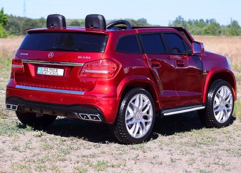 MERCEDES GLS 63, 4 SILNIKI, 2X12 V, MIĘKKIE KOŁA, MIĘKKIE SIEDZENIE DLA 2 DZIECI/HL228 MERCEDES GLS 63, 4 SILNIKI, 2X12 V, MIĘKKIE KOŁA, MIĘKKIE SIEDZENIE DLA 2 DZIECI/HL228