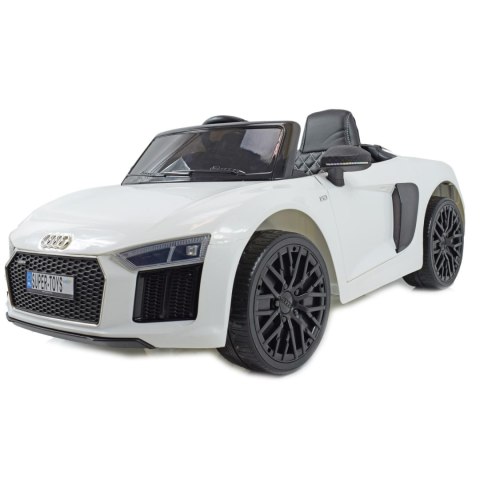 ORYGINALNE AUDI R8 SPYDER W NAJLEPSZEJ WERSJI, MIĘKKIE SIEDZENIE, PILOT 2.4 GHZ/ 2198 ORYGINALNE AUDI R8 SPYDER W NAJLEPSZEJ WERSJI, MIĘKKIE SIEDZENIE, PILOT 2.4 GHZ/ 2198