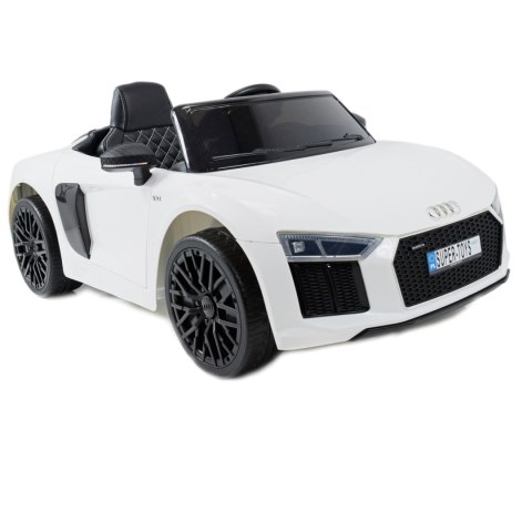 ORYGINALNE AUDI R8 SPYDER W NAJLEPSZEJ WERSJI, MIĘKKIE SIEDZENIE, PILOT 2.4 GHZ/ 2198 ORYGINALNE AUDI R8 SPYDER W NAJLEPSZEJ WERSJI, MIĘKKIE SIEDZENIE, PILOT 2.4 GHZ/ 2198