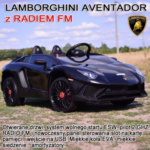 ORYGINALNE LAMBORGHINI AVENTADOR PEŁNA OPCJA, MIĘKKIE KOŁA, MIĘKKIE SIEDZENIE/BDM0913 ORYGINALNE LAMBORGHINI AVENTADOR PEŁNA OPCJA, MIĘKKIE KOŁA, MIĘKKIE SIEDZENIE/BDM0913