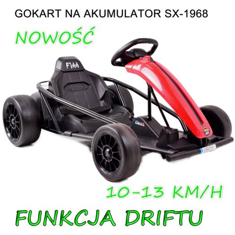 SZYBKI DRIFTUJĄCY GOKART NA AKUMULATOR 24 V SUPER ZABAWA FILM\SX1968 SZYBKI DRIFTUJĄCY GOKART NA AKUMULATOR 24 V SUPER ZABAWA FILM\SX1968